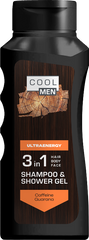 Cool Men Ultraenergy 2en1 Shampo Et Gel Douche 400ml