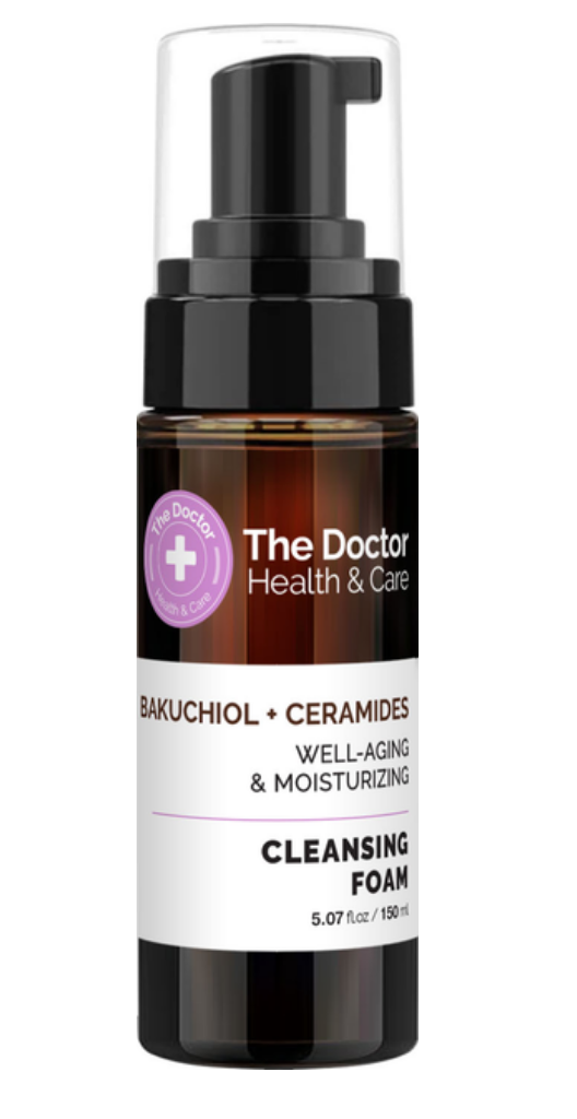 Mousse nettoyante pour visage Bakuchiol + Céramides 150 ml