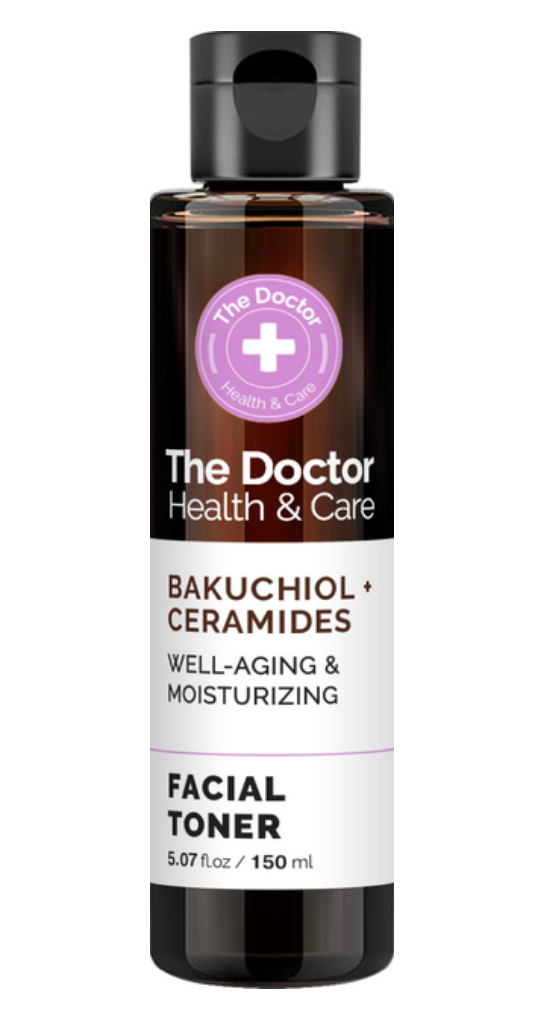 Lotion tonique pour visage Bakuchiol + Céramides 150 ml